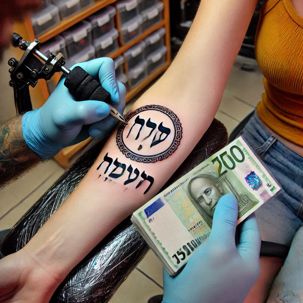 Price Of A Tattoo In Hebrew On Arm קולין ברייס​