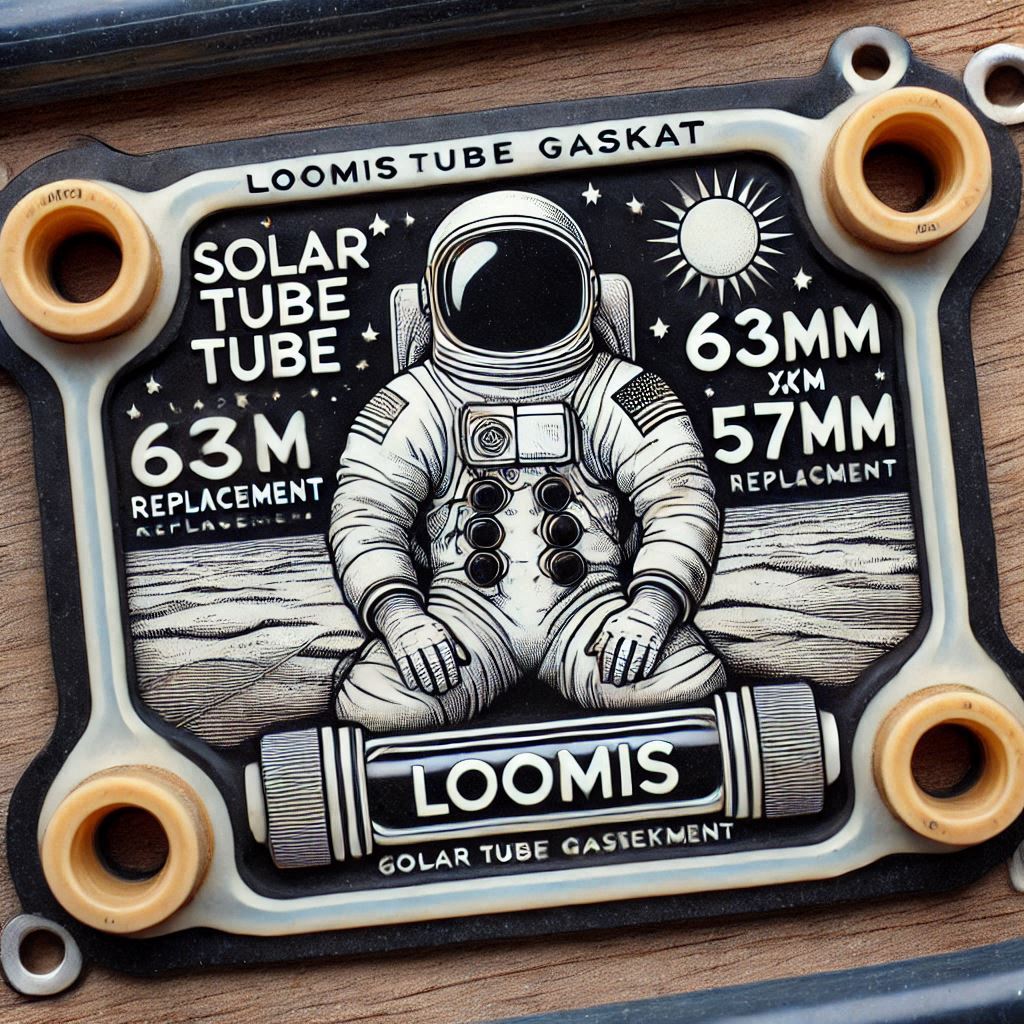 Loomis Solar Tube Gasket Replacement 63mm x 57mm