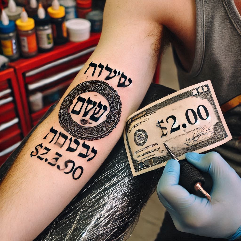 Price Of A Tattoo In Hebrew On Arm קולין ברייס​